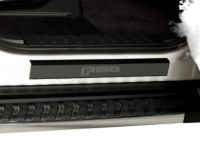 Ford VFL3Z-99132A08-B Door Sill Plates - Black Platinum, For Reg and Super Cab
