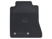 Ford FR3Z-6313300-BA Floor Mats - All - Weather Thermoplastic Rubber,Black,4 - Piece Set