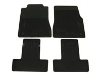 Ford CR3Z-6313300-AA Floor Mats - All - Weather Thermoplastic Rubber, Black 4 - Piece Set