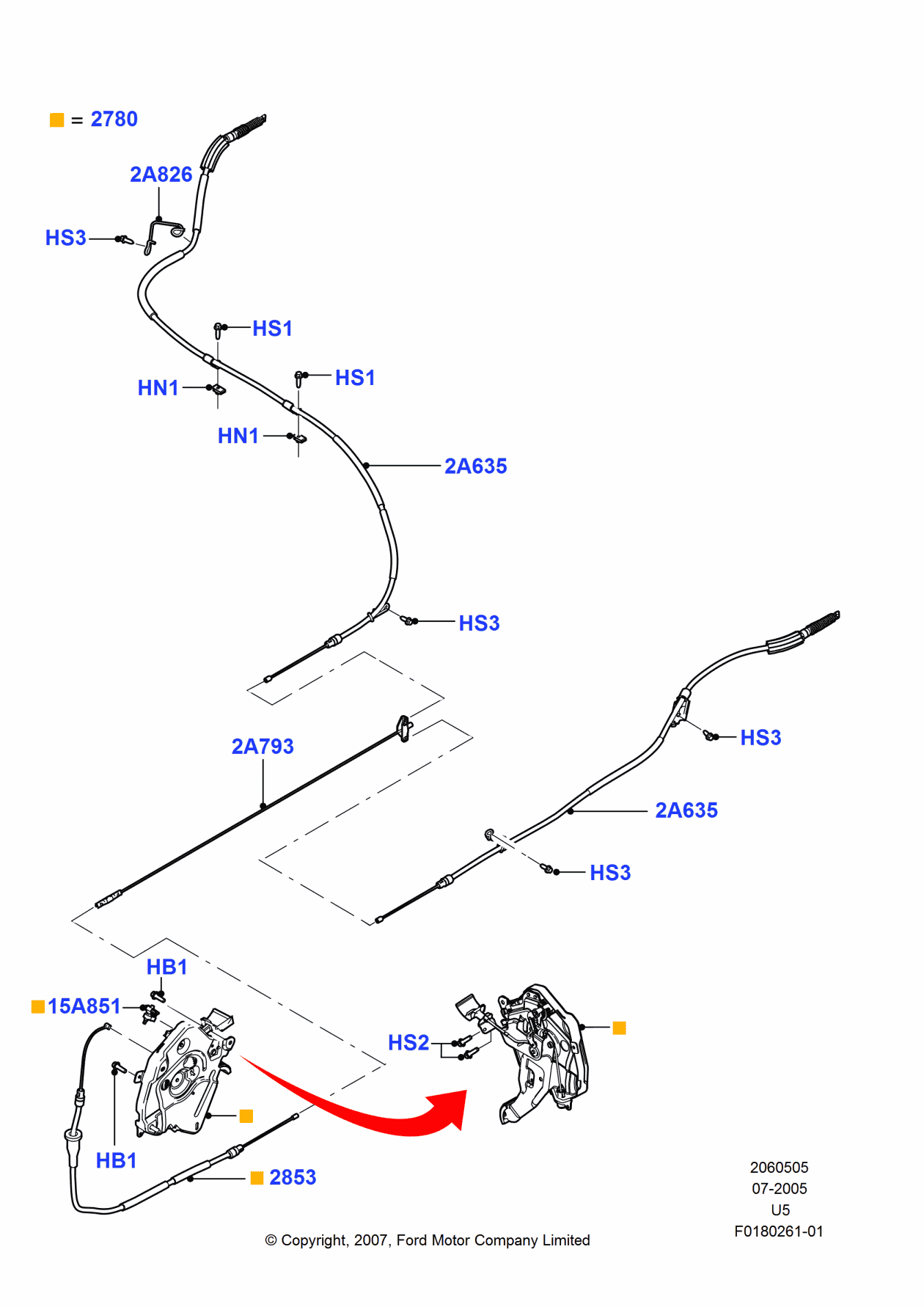 Ford -W500213-S436 Screw