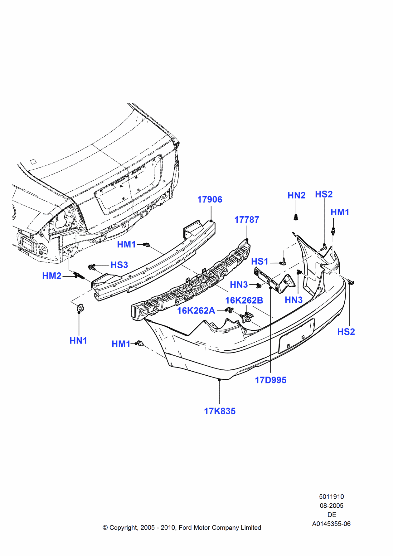 Ford 8H6Z-17K835-DACP Cover
