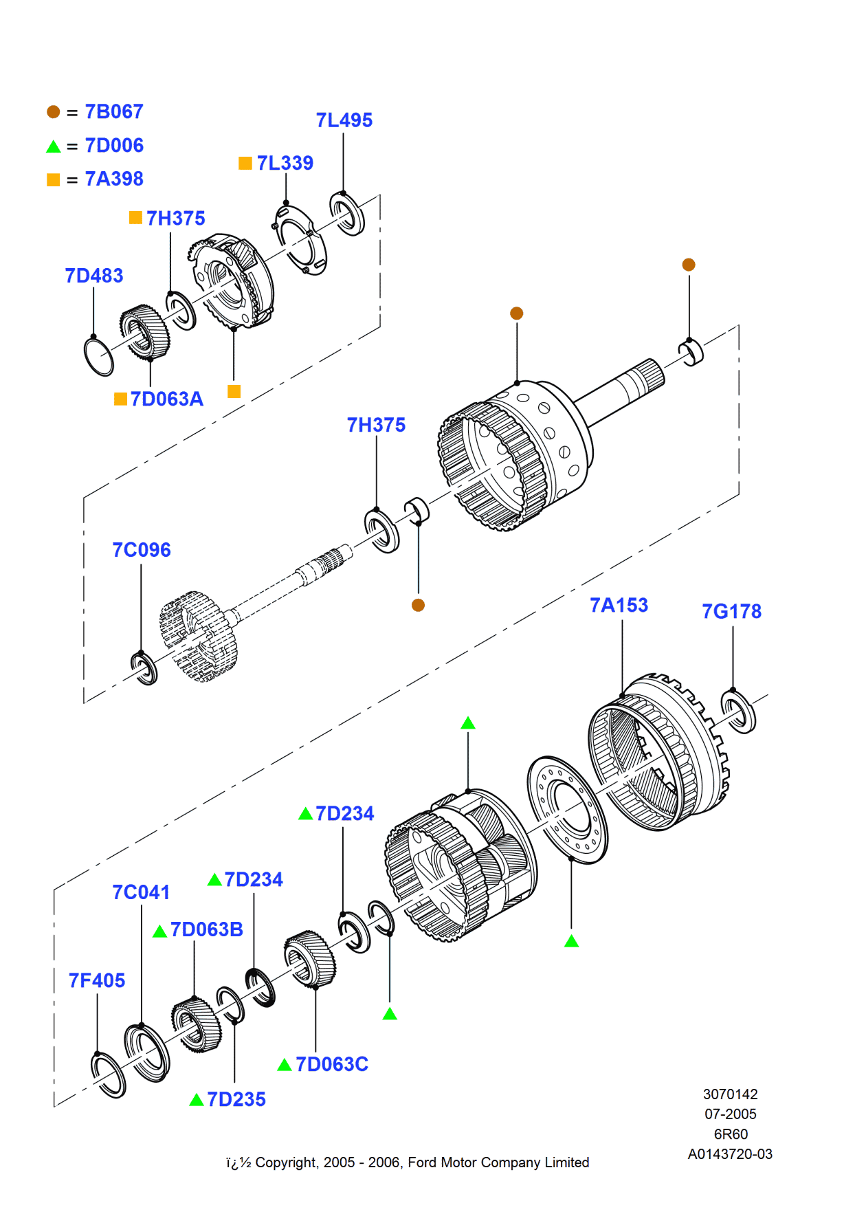 Ford 9L3Z-7B067-A Hub Assembly