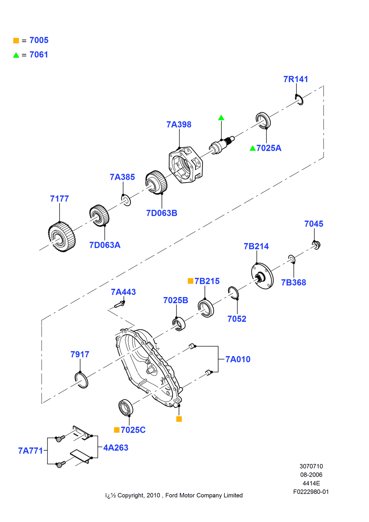 Ford 7L2Z-7A385-A Washer - Thrust