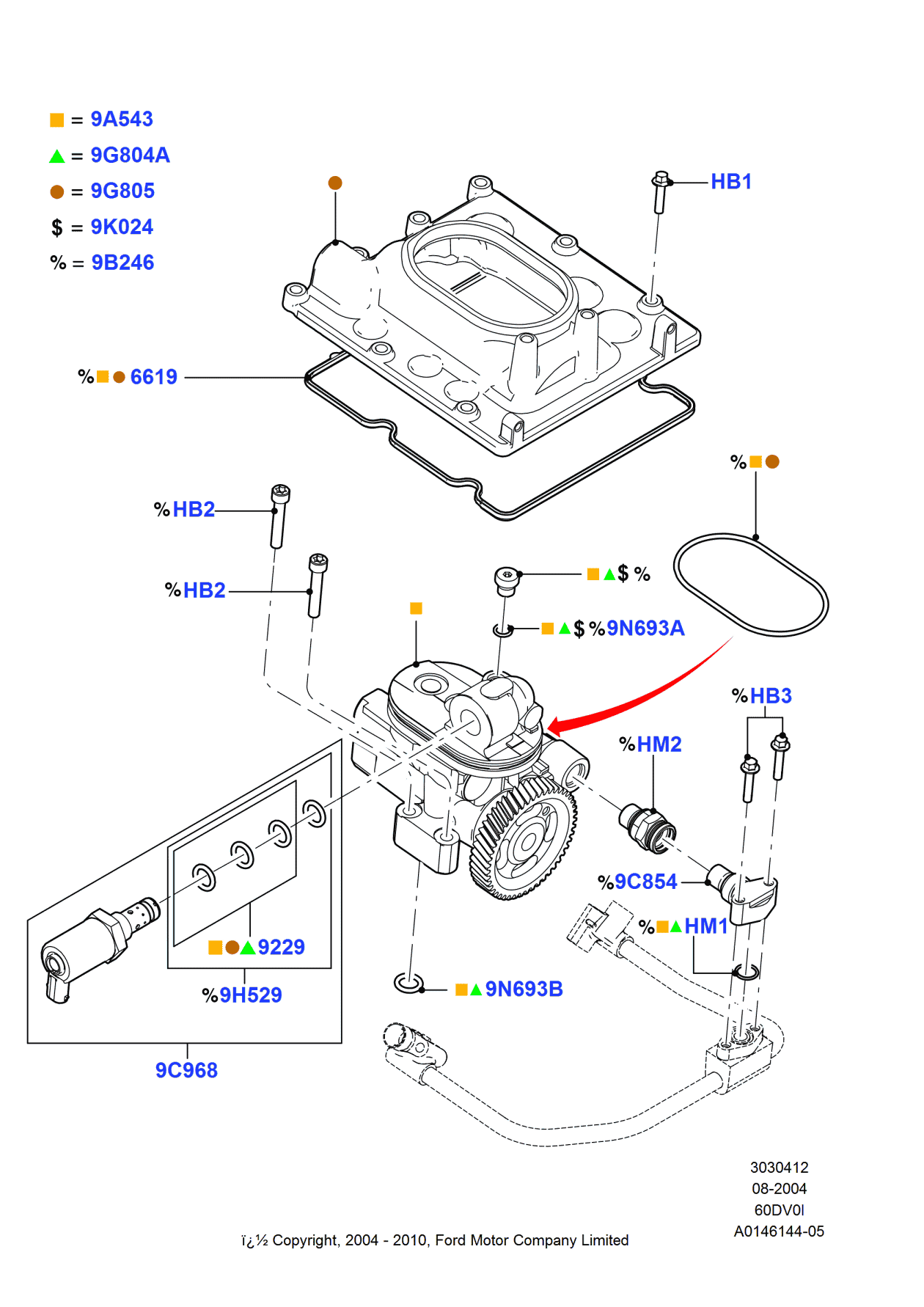 Ford 5C3Z-9C854-A Block Assembly - Junction