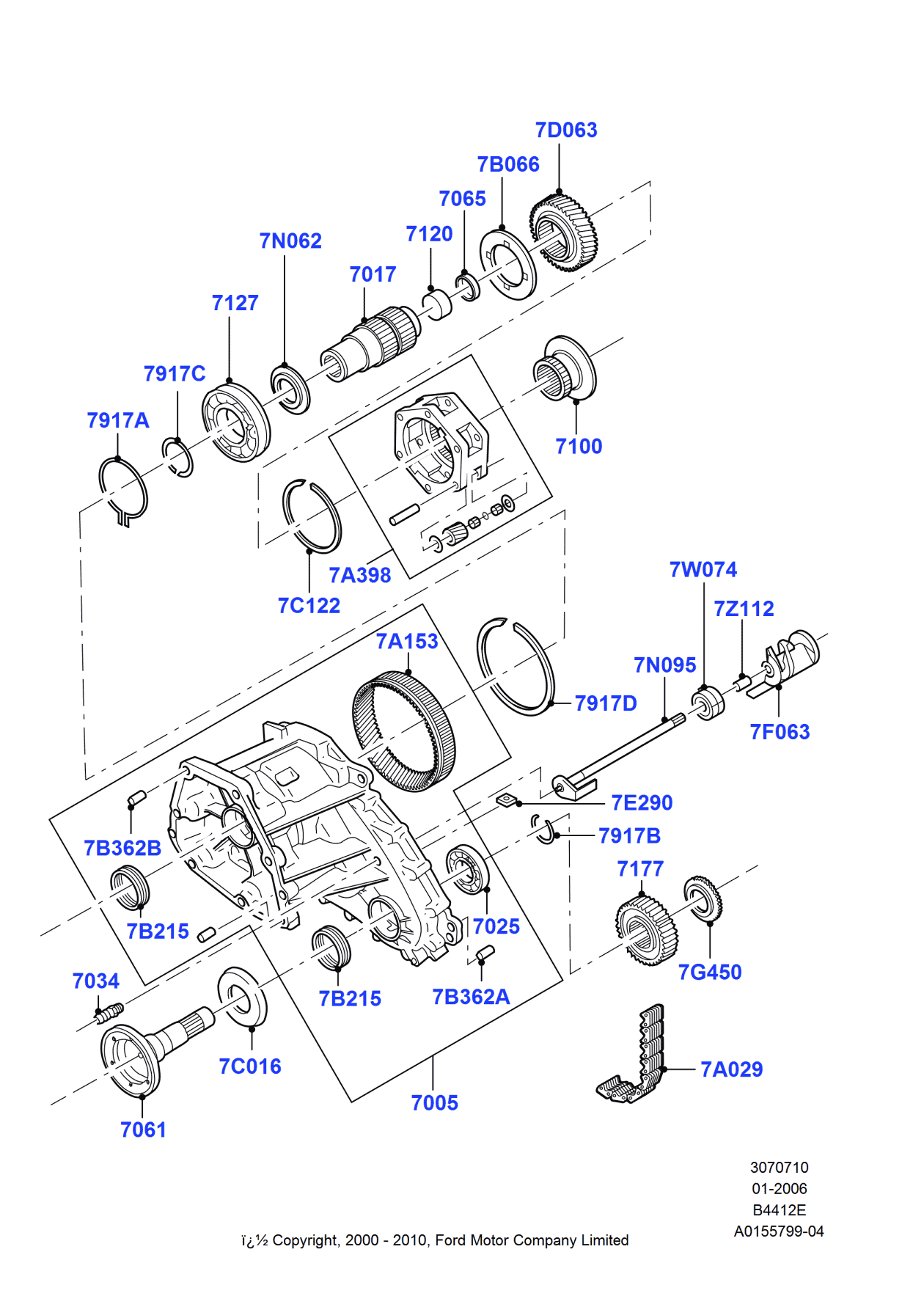 Ford 6L2Z-7917-AA Snap Ring