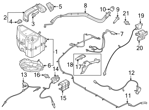 Ford PC3Z-9D378-B SENSOR - NOX TRAP TEMPERATURE
