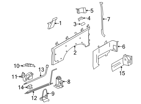 1989 Ford F-250 JACK ASY - LIFTING Diagram for AC3Z-17080-C