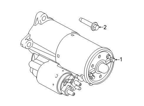 2021 Ford Mustang Starter Diagram 2
