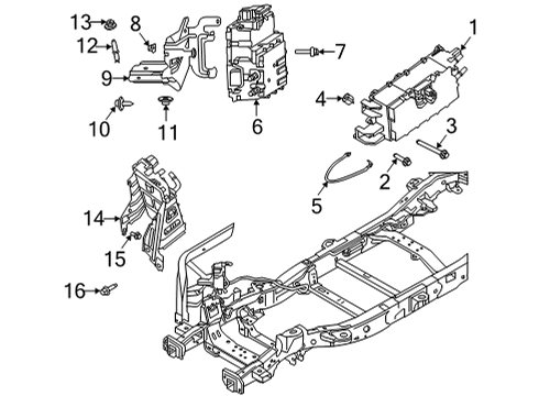 2021 Ford F-150 CONVERTER ASY - VOLTAGE Diagram for ML3Z-14B227-J