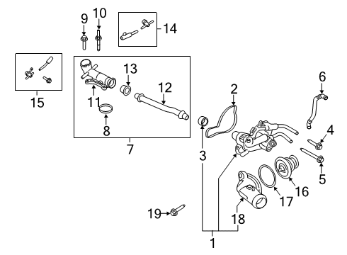 2001 Ford Ranger HOSE ASY Diagram for FT4Z-8C362-C
