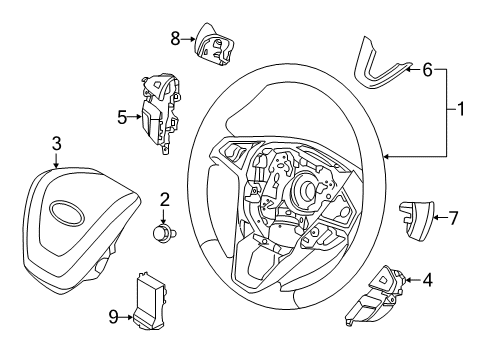 SENSOR Assembly - SPEED Diagram for FK7Z-9E731-AF