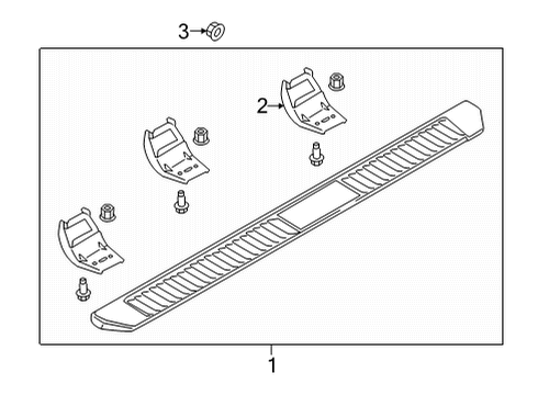 2023 Ford F-150 Running Board Diagram 17