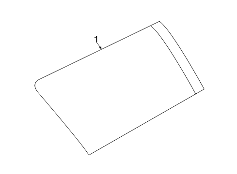 2024 Lincoln Navigator Glass & Hardware - Quarter Panel Diagram