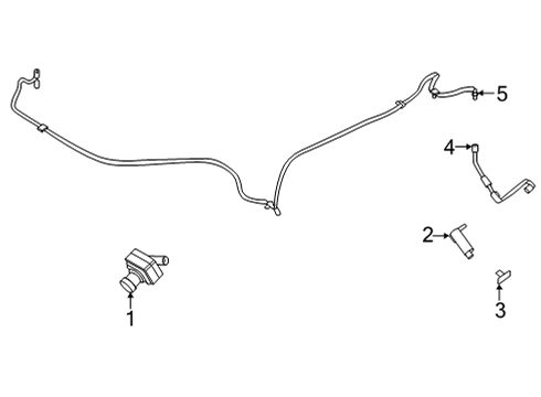 2022 Ford F-150 Electrical Components - Grille Diagram