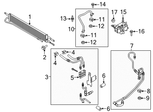 2020 Ford Fusion Trans Oil Cooler Diagram 3
