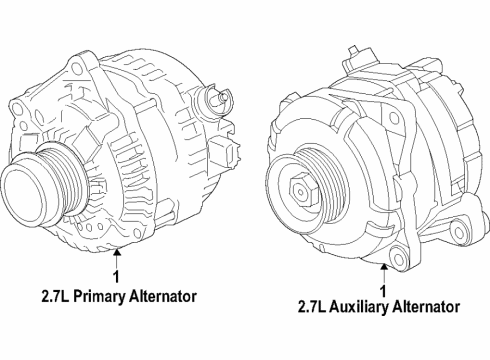 2022 Ford F-150 Alternator Diagram 1