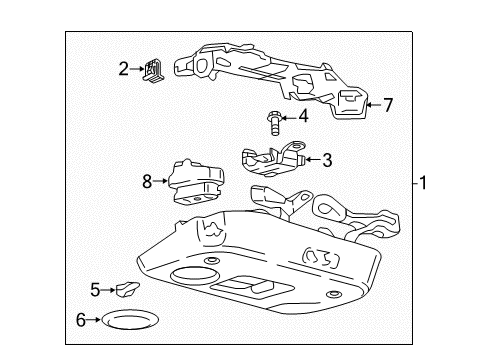2021 Ford Mustang Convertible Top Diagram 1