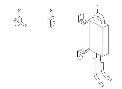 2022 Ford E-350/E-350 Super Duty Power Steering Oil Cooler Diagram