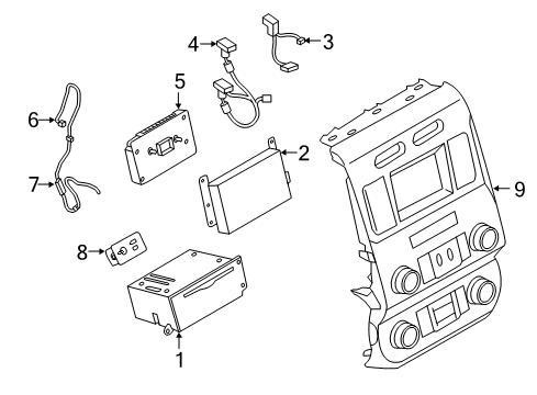2021 Ford Expedition Navigation System Diagram 3