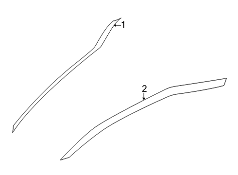 2021 Ford Mustang Stripe Tape Diagram 2