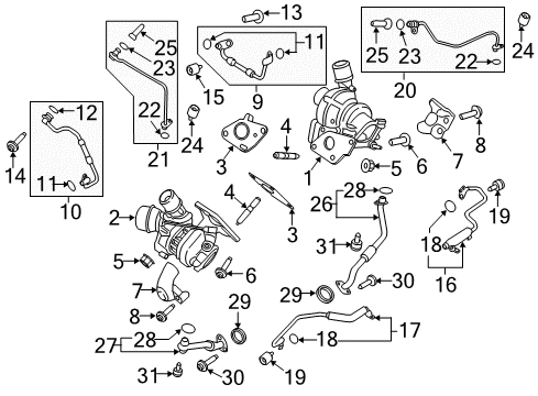 2020 Ford F-150 Turbocharger Diagram 1