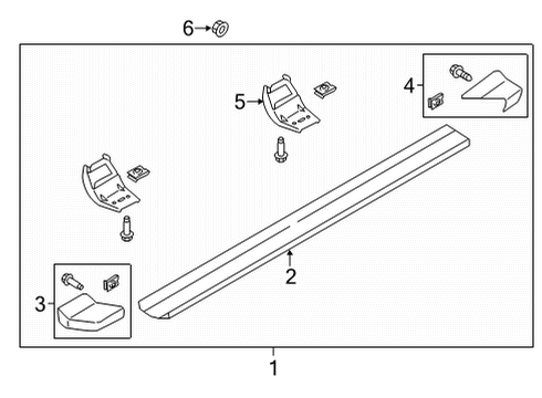 2023 Ford F-150 Running Board Diagram 7