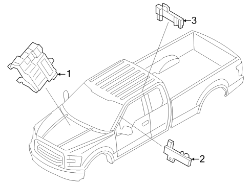 2023 Ford F-350 Super Duty Controls - Instruments & Gauges Diagram 2
