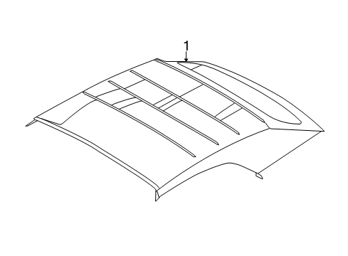 2020 Ford Mustang Interior Trim - Convertible Top Diagram