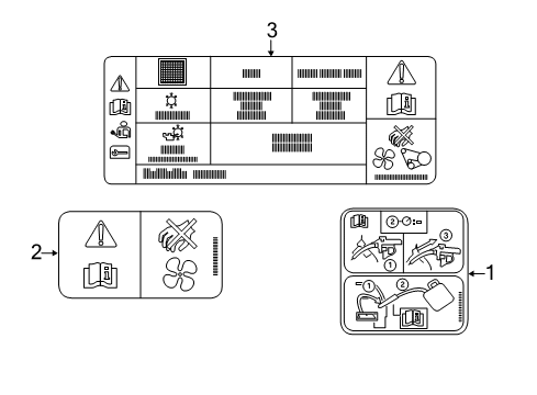 2020 Lincoln Continental Information Labels Diagram