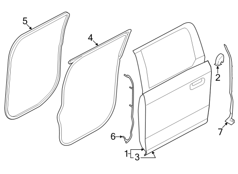 2022 Ford F-150 Lightning Door & Components Diagram 2