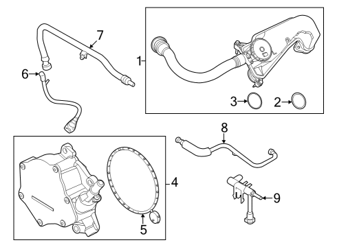 2023 Ford F-250 Super Duty Emission Components Diagram 3