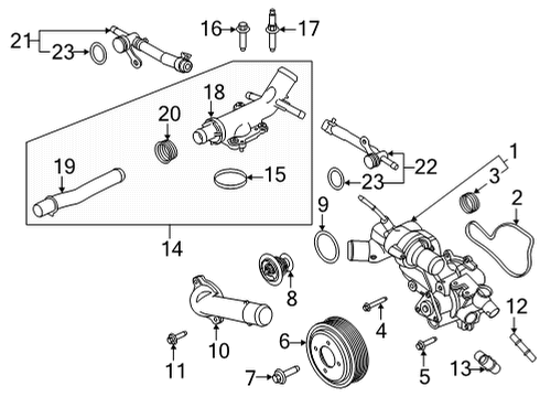 HOSE ASY Diagram for FT4Z-8K276-J