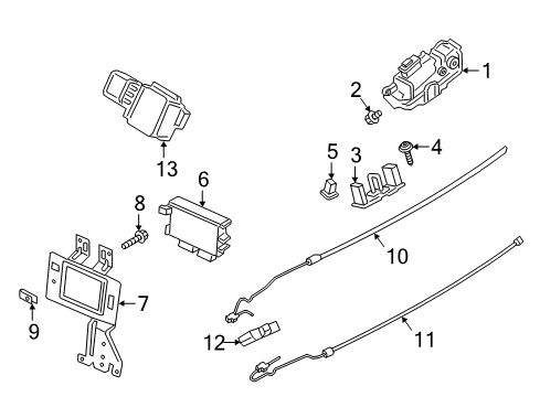 2023 Lincoln Navigator Lock & Hardware Diagram 2
