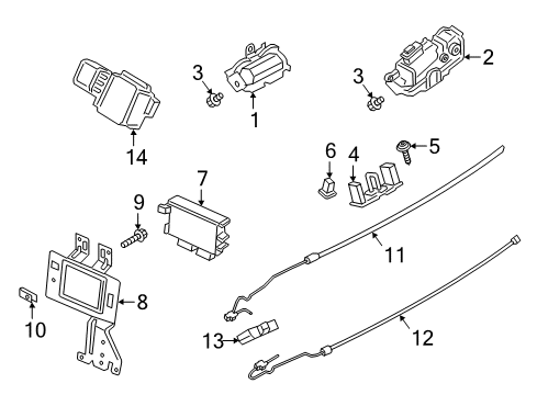 2023 Ford Expedition Lock & Hardware Diagram 2