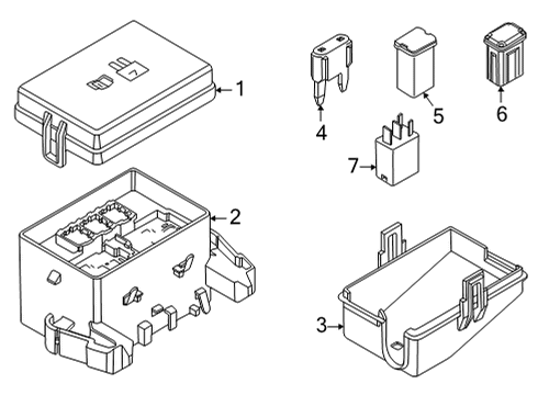 2023 Ford F-150 Fuse & Relay Diagram 1