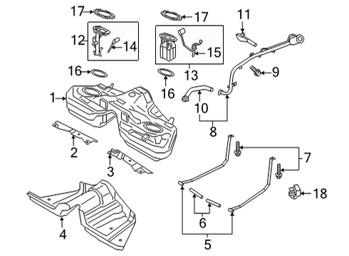 2020 Ford Mustang Fuel System Components Diagram 3