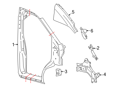 2020 Ford Transit 250 Aperture Panel Diagram 2