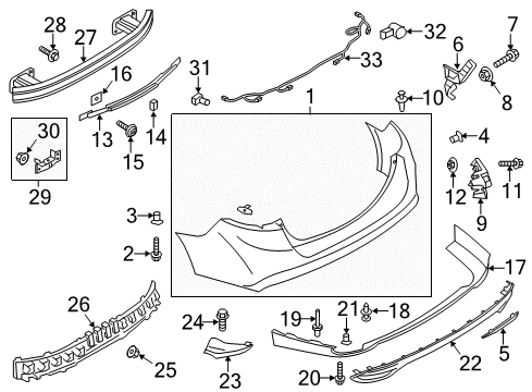 1985 Mercury Lynx CAMERA - PARKING Diagram for HS7Z-19G490-F