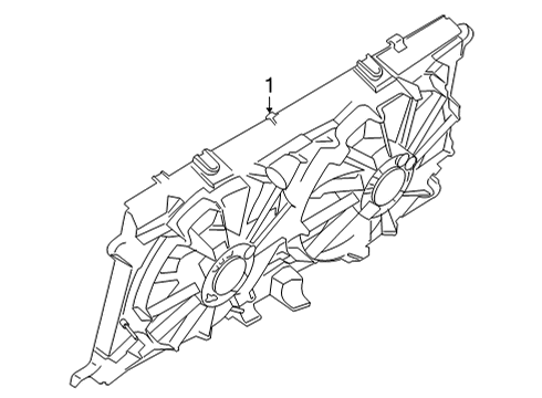 2022 Ford F-150 Cooling System, Radiator, Water Pump, Cooling Fan Diagram 1
