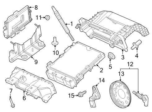 2023 Ford F-350 Super Duty Ignition System - Diesel Controls Diagram