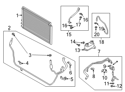 2022 Lincoln Nautilus Trans Oil Cooler Diagram 2