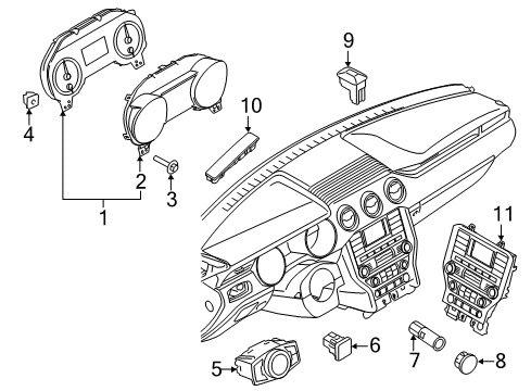 2021 Ford Mustang Trunk Diagram 2