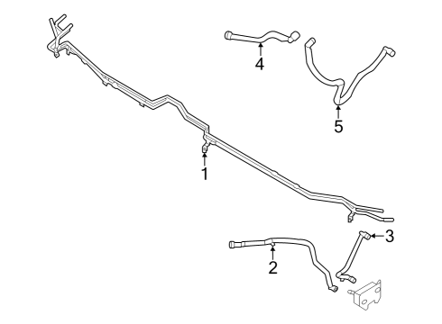 2022 Ford F-150 Lightning Hoses, Lines & Pipes Diagram 3