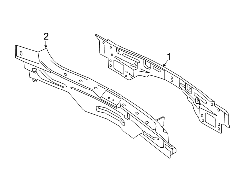 2022 Lincoln Nautilus Rear Body Diagram