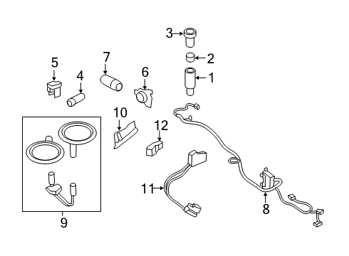 2020 Lincoln Nautilus Electrical Components - Console Diagram