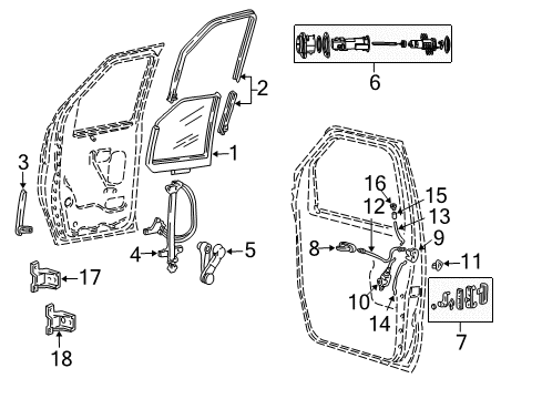 1993 Ford F-250 GLASS Diagram for F7UZ-1521410-A