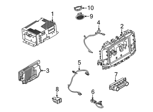 2023 Ford F-150 Navigation System Diagram 1