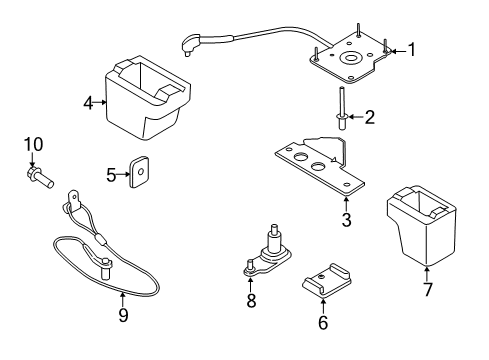 2020 Ford Transit 250 Spare Tire Carrier Diagram 3