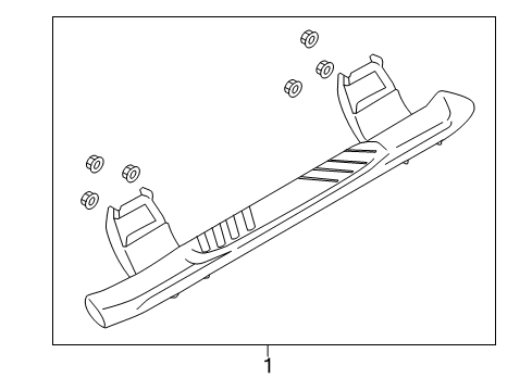 2020 Ford F-150 Running Board Diagram 3
