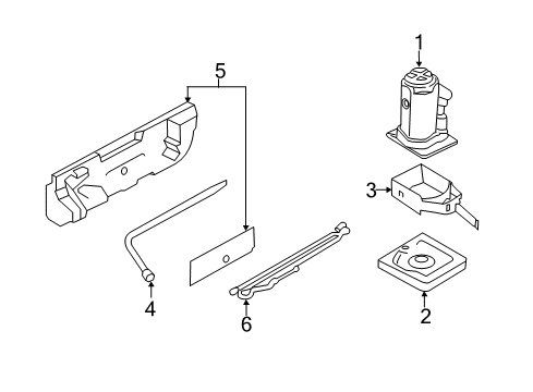 2020 Ford Transit 250 Jack & Components Diagram 1